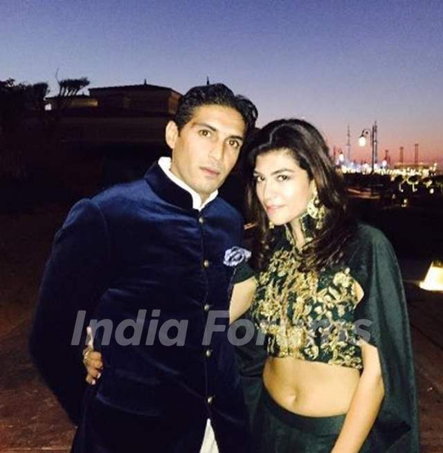 Archana Vijaya with her husband