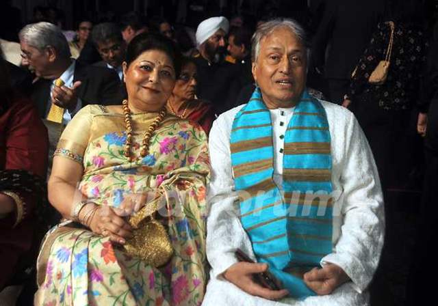 Amjad Ali Khan With His Wife