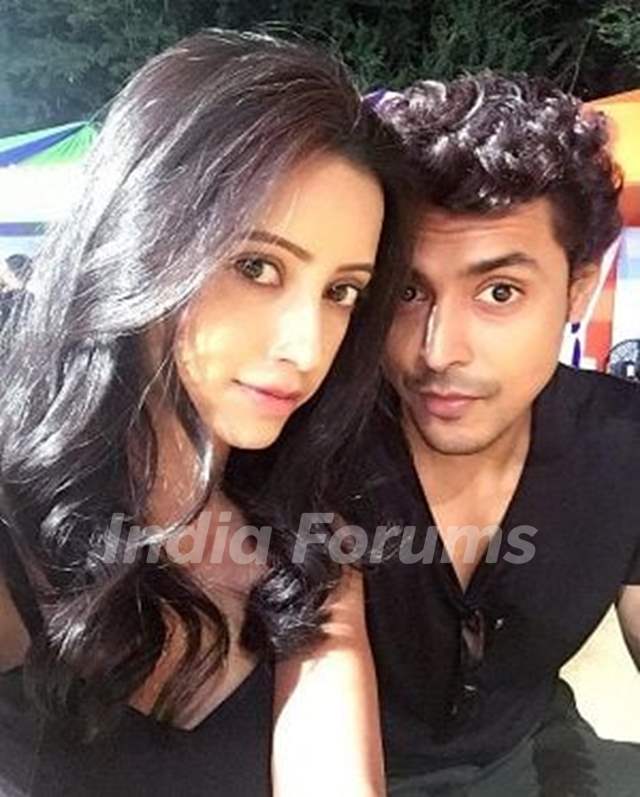 Debashree Biswas with boyfriend