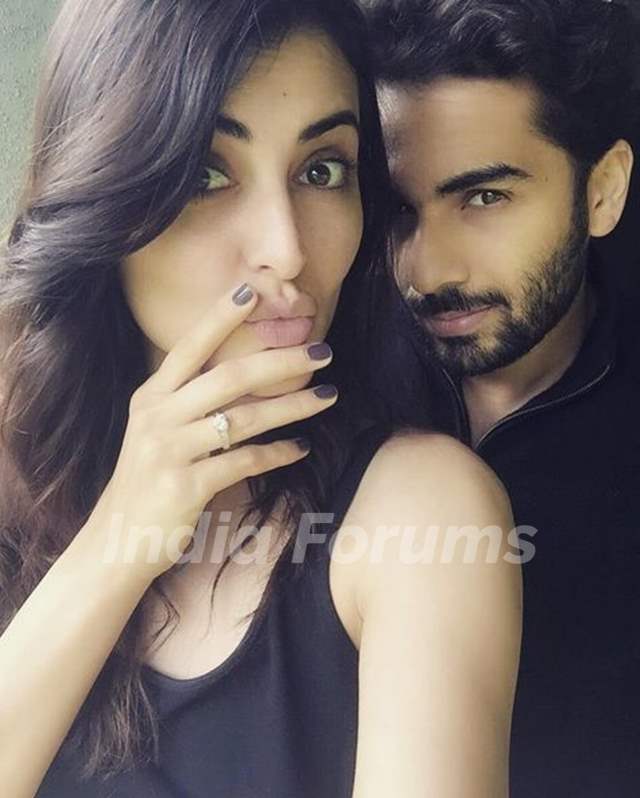 Mandana Karimi with her Ex-husband Gaurav Gupta