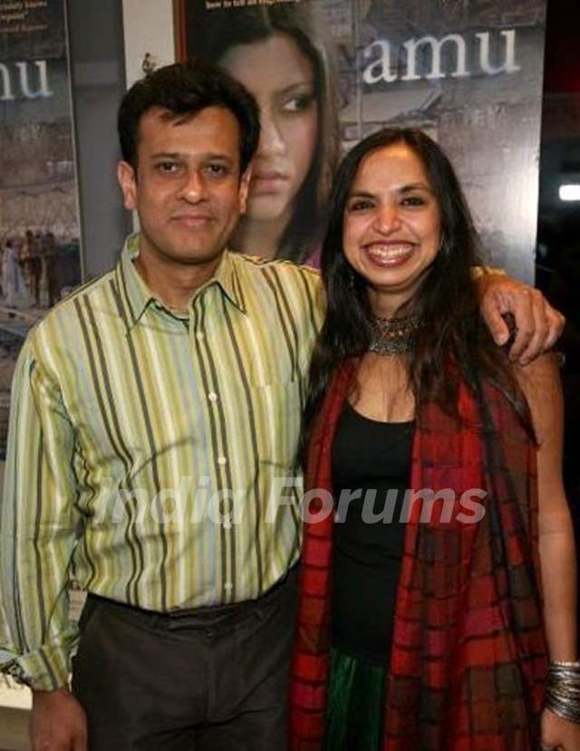 Shonali Bose with her Husband