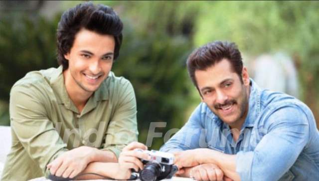 Aayush Sharma and Salman Khan