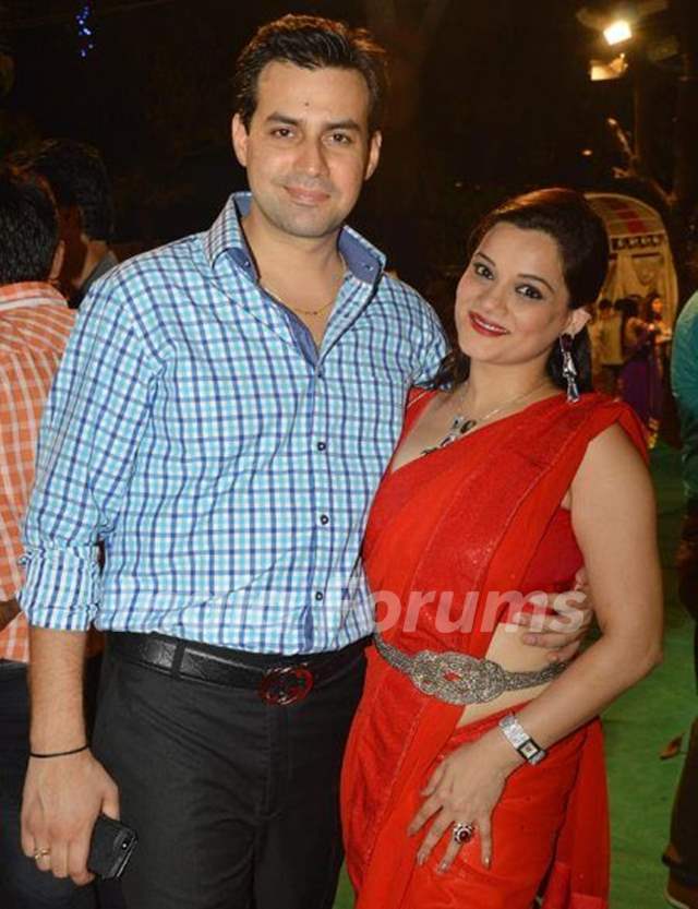 Kanika Maheshwari with her husband