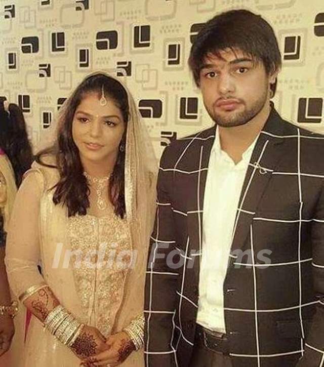Sakshi Malik with her husband Satyawart Kadian