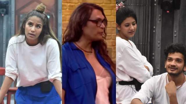 Poonam, Saisha, Anjali and Munawar