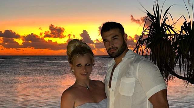 Britney Spears and Sam Asghari