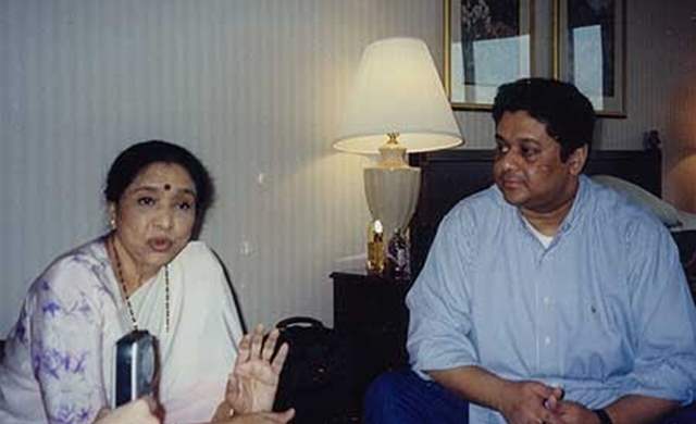 Asha Bhosle and Anand