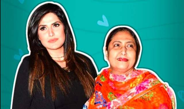 Zareen Khan and her mother