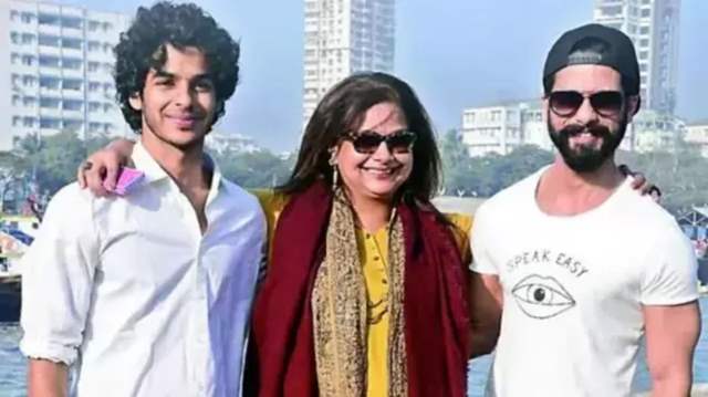 Ishaan Khatter, Neliima Azeem and Shahid Kapoor