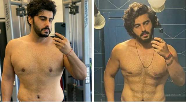 Arjun Kapoor shares fantastic transformation pics of getting fitter over  the past 15 months