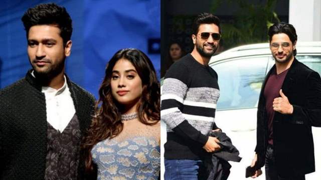 Vicky Kaushal, Jnahvi Kapoor and Sidharth Malhotra