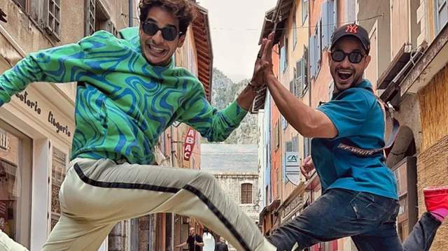 Ishaan Khatter and Kunal Kemmu