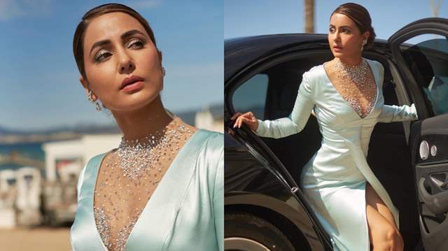 Shop Hina Khan's Designer Saree, Dresses, Jewellery 2024
