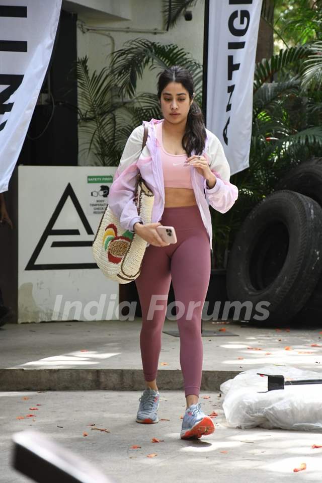 15 pictures that take you inside Janhvi Kapoor's workout closet | Vogue  India