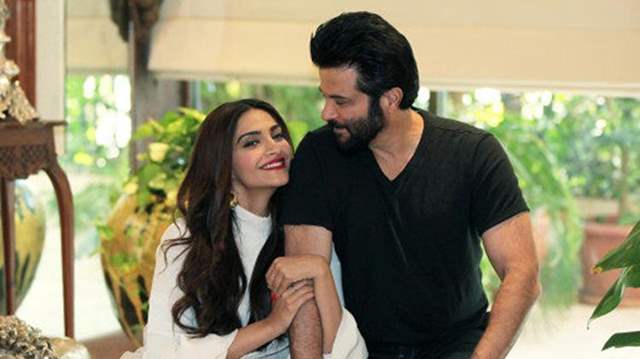 Sonam and Anil Kapoor