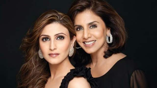 Riddhima Kapoor Sahani and Neetu Kapoor