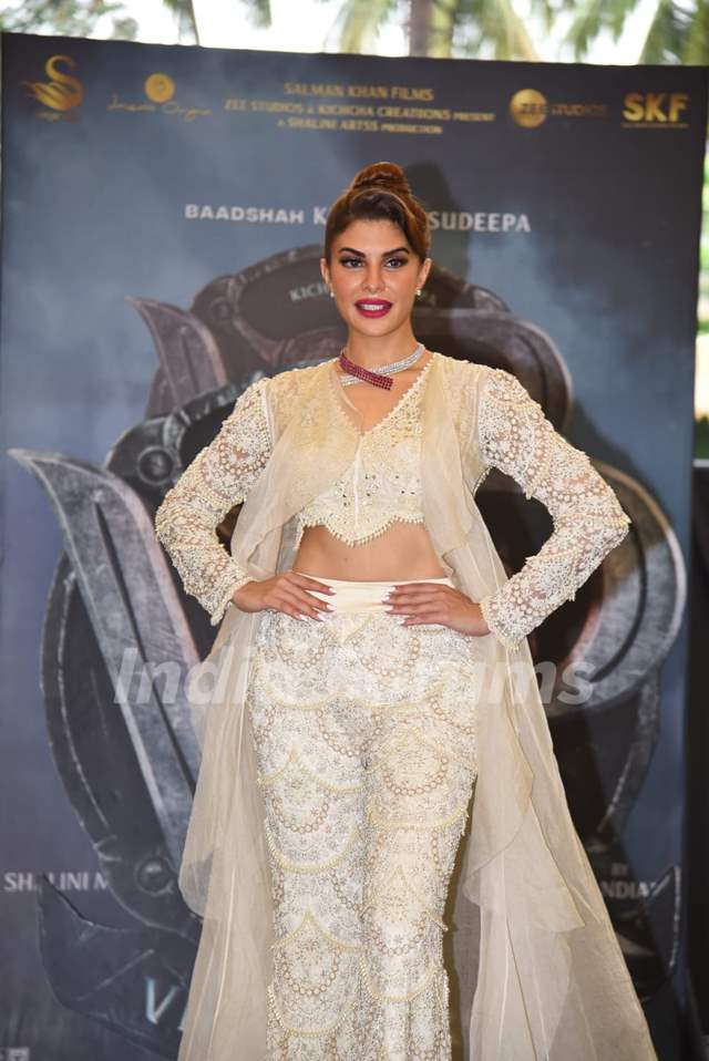  Jacqueline Fernandez clicked at the trailer launch of Vikrant Rona