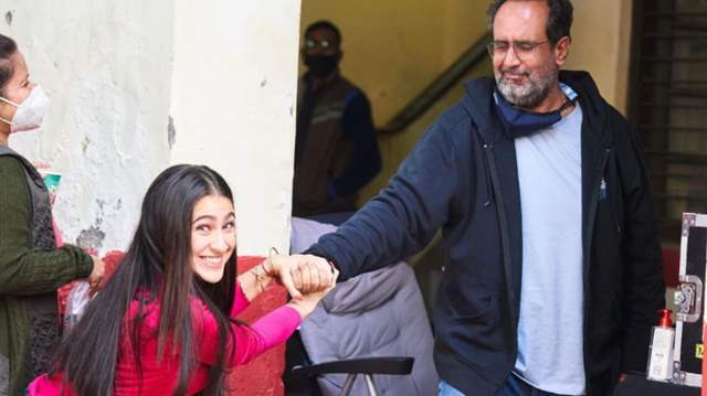 Sara Ali Khan and Anand L Rai