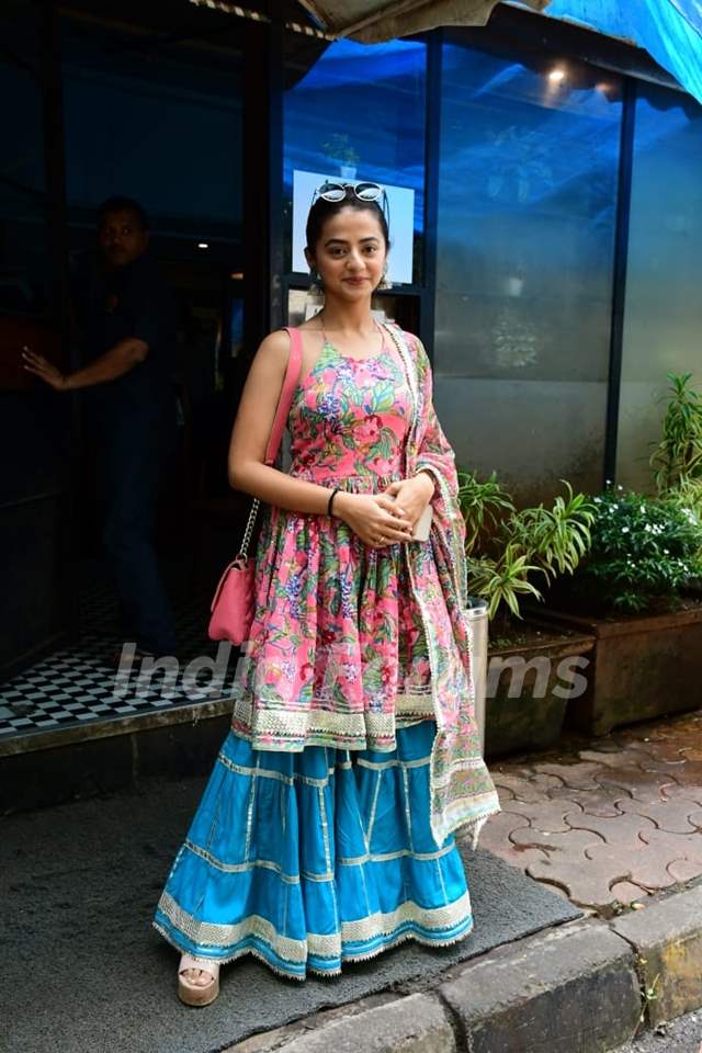 Helly Shah spotted in Andheri 