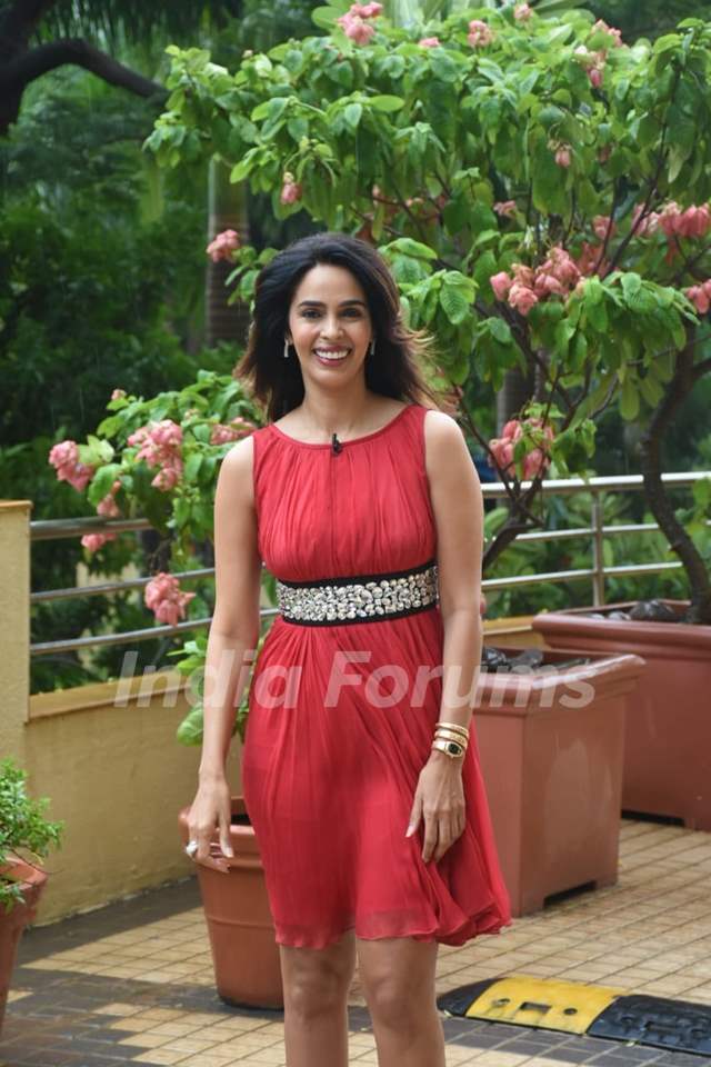 Mallika Sherawat snapped at the promotions of upcoming film RK/RKAY