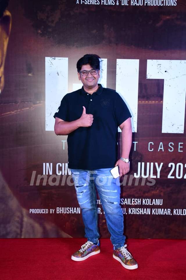 Milap Zaveri snapped at Hit – The First Case screening in Mumbai 