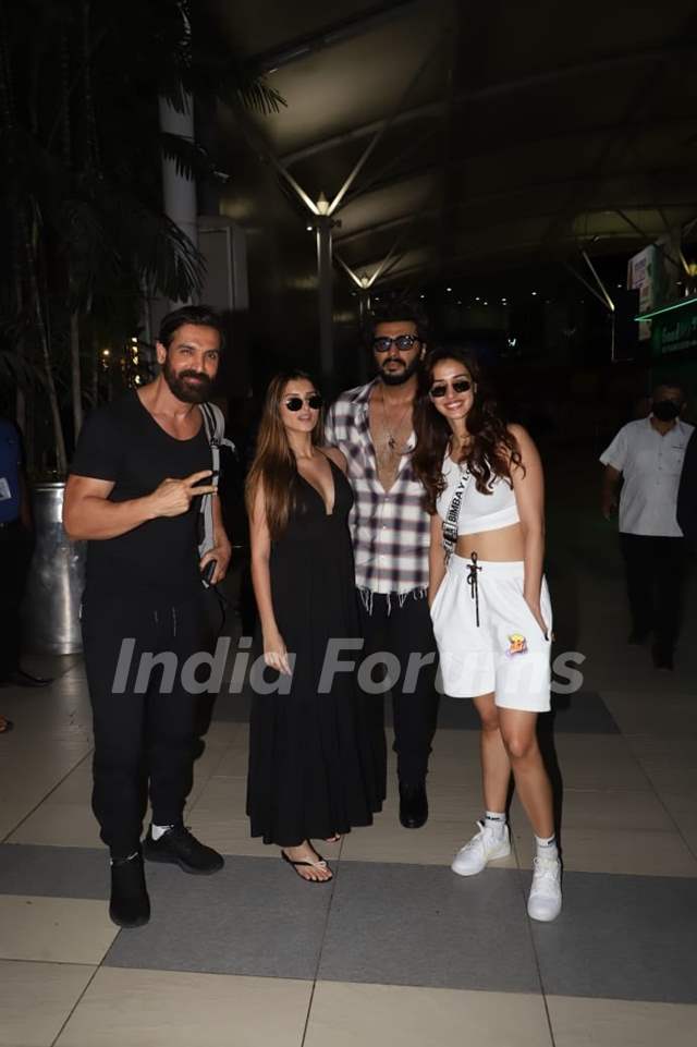 John Abraham Arjun Kapoor Tara Sutaria Disha Patani Photo