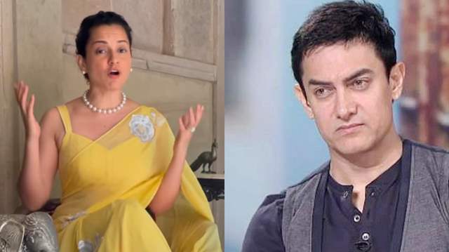 Kangana Ranaut and Aamir Khan 