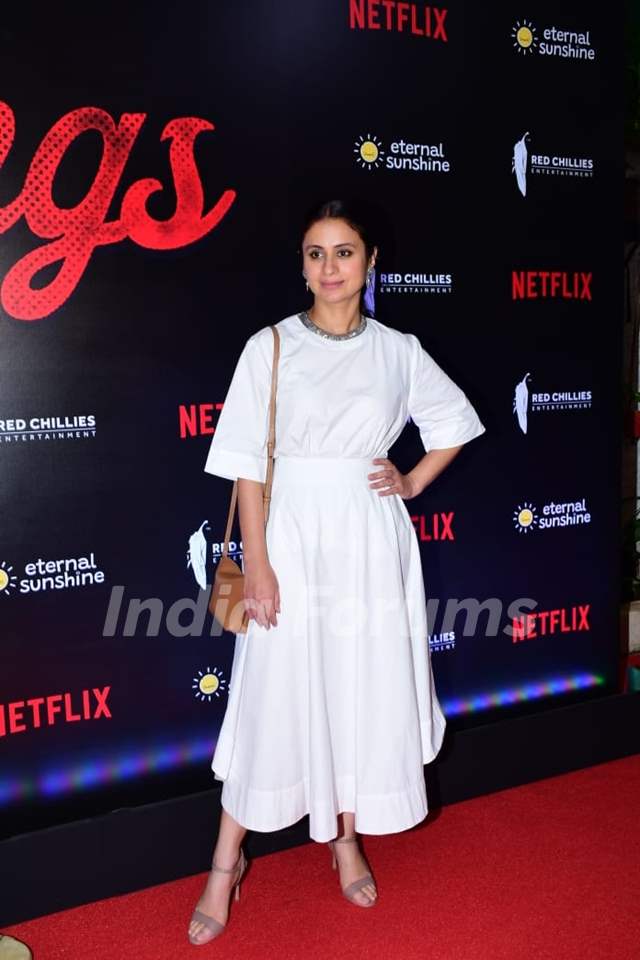 Rasika Dugal attends the premiere of Darlings