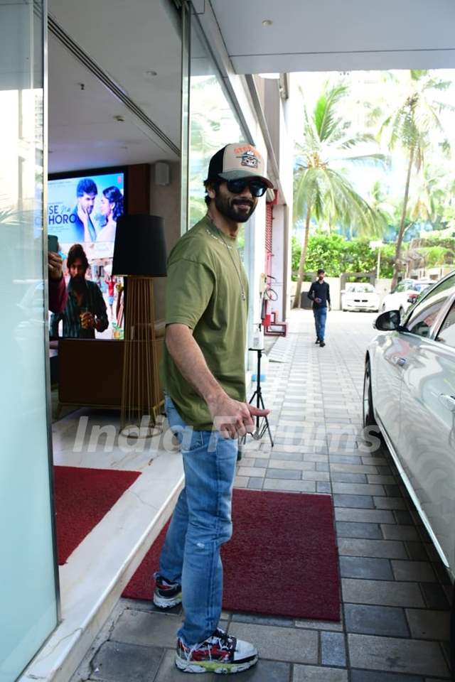 Shahid Kapoor spotted at T-Series in Andheri  