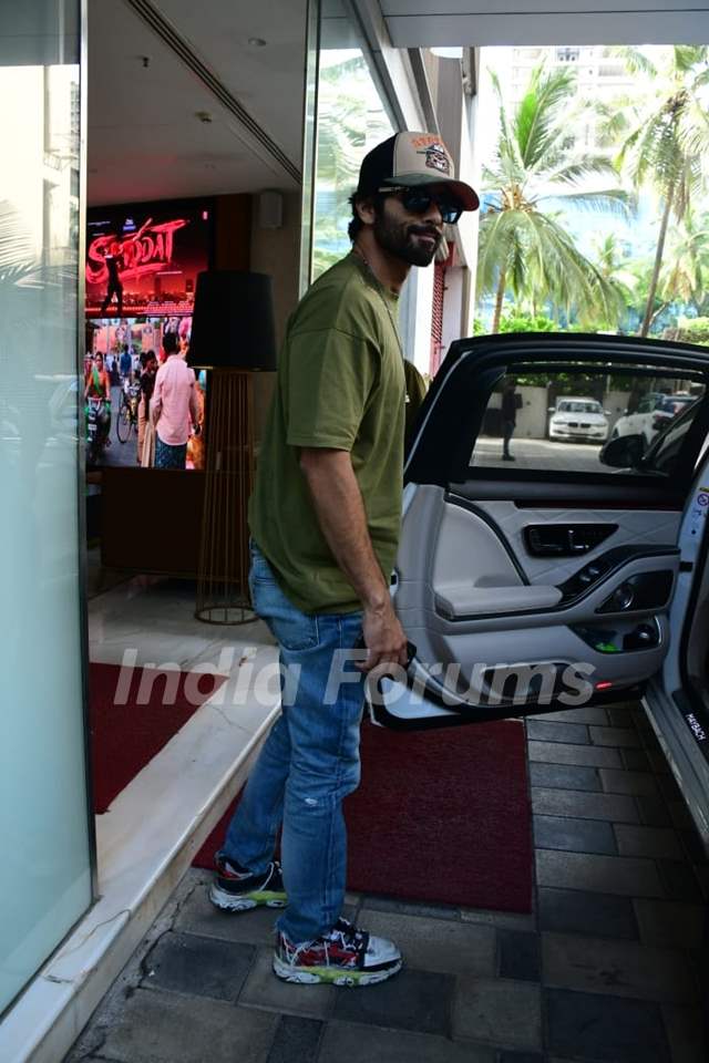 Shahid Kapoor spotted at T-Series in Andheri  