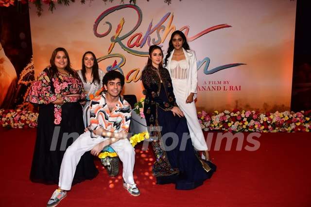 Sahejmeen Kaur, Deepika Khanna, Smrithi Srikanth, Sadia Khateeb snapped at the screening of Raksha Bandhan in the city 