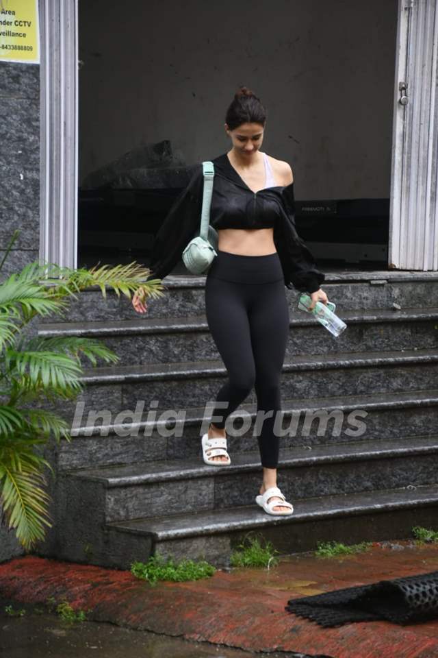 Disha Patani spotted in the city 