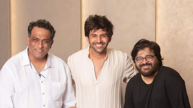 Anurag Kashyap, Kartik Aaryan and Pritam 