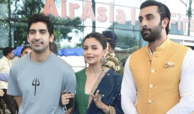 Ayan Mukerji, Alia Bhatt and Ranbir Kapoor 