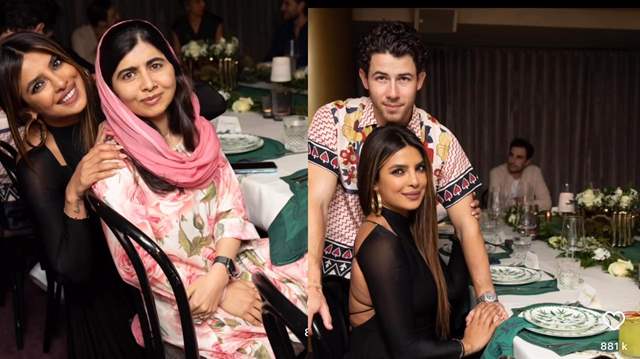 Priyanka Chopra, Malala and Nick Jonas