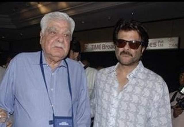 Anil Kapoor with his dad
