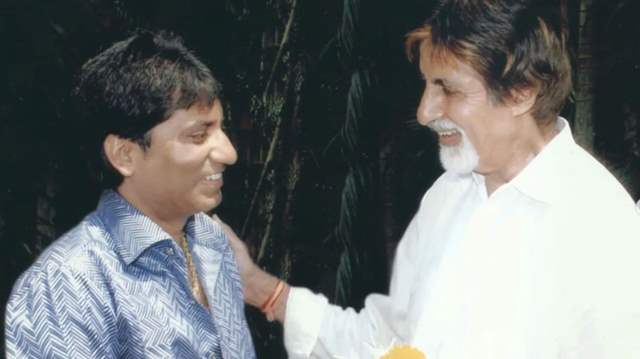 Raju Srivastava and Amitabh Bachchan