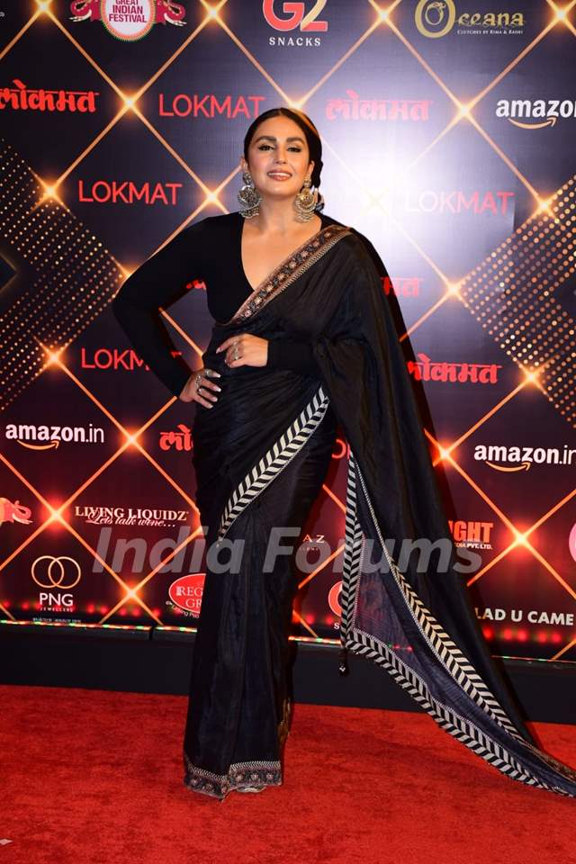 Huma Qureshi grace the Lokmat Most Stylish Awards 2022
