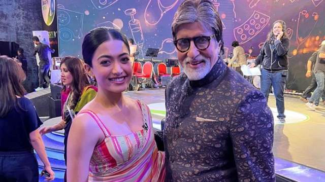 Rashmika Mandanna and Amitabh Bachchan