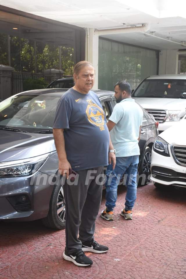 David Dhawan spotted in the city 