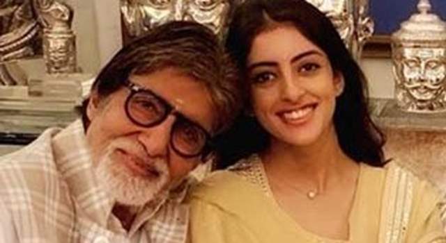 Amitabh Bachchan and Navya Naveli Nanda