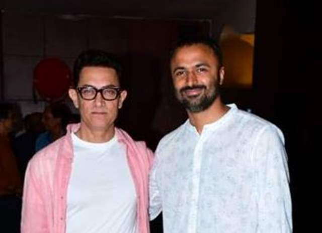 Aamir Khan and Advait Chandan