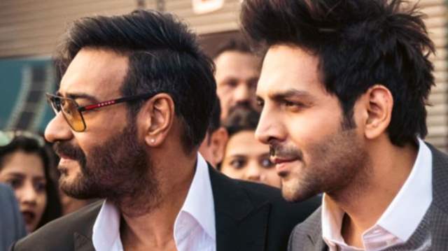 Ajay Devgn and Kartik Aaryan