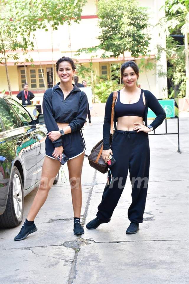 Aisha Sharma, Neha Sharma spotted in Bandra