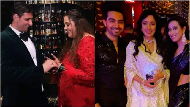 Celebs at Rushad and Ketaki's reception party