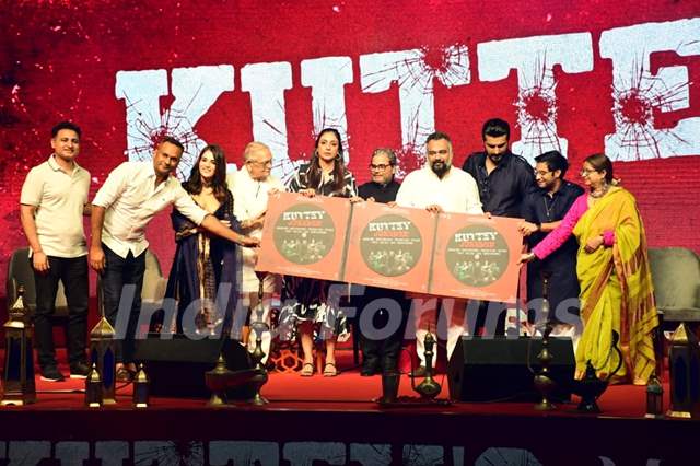 Radhika Madan, Gulzar, Tabu, Vishal Bhardwaj, Arjun Kapoor, Aasmaan Bhardwaj, Luv Ranjan snapped at Kuttey’s Mehfil-e-Khaas