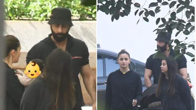 Ranbir, Alia, Shaheen and Raha