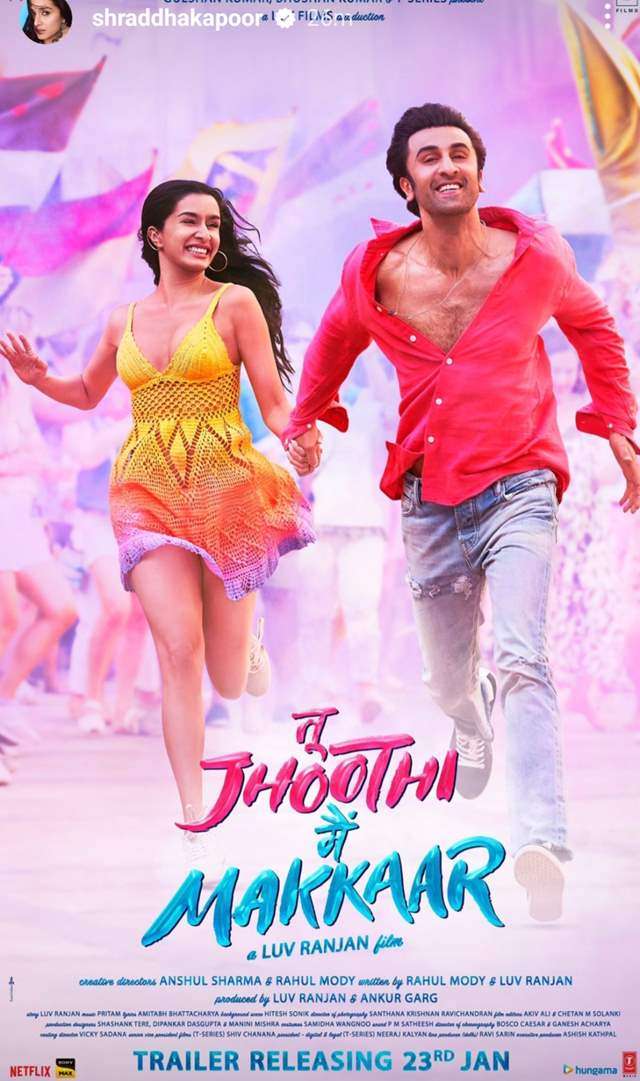 Trailer of Ranbir Kapoor, Shraddha Kapoor's Tu Jhoothi Main Makkar to  release with Pathaan