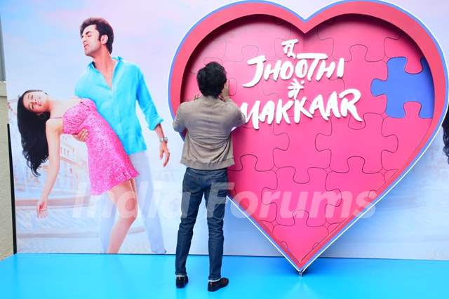 Ranbir kapoor snapped at the trailer launch of Tu Jhoothi Main Makkaar
