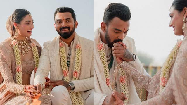 Athiya Shetty and KL Rahul 